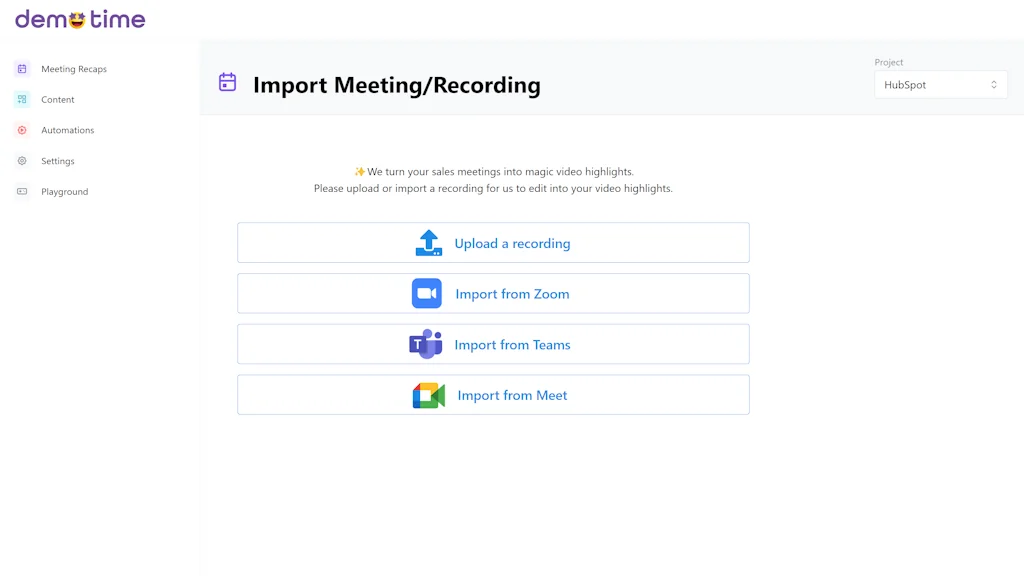 DemoTime: turn demos into deals screenshot 3 of 4