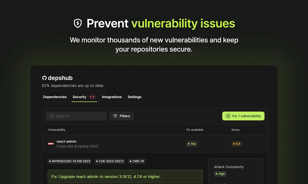 DepsHub screenshot 4 of 6