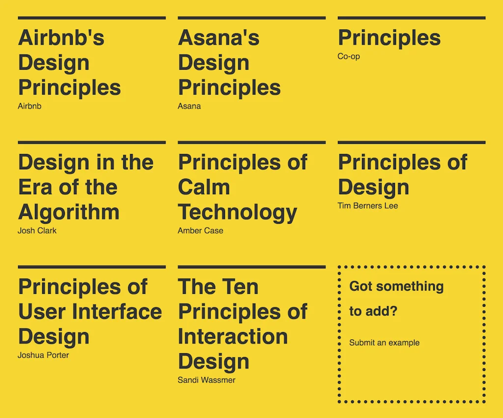 Design Principles screenshot 1 of 3