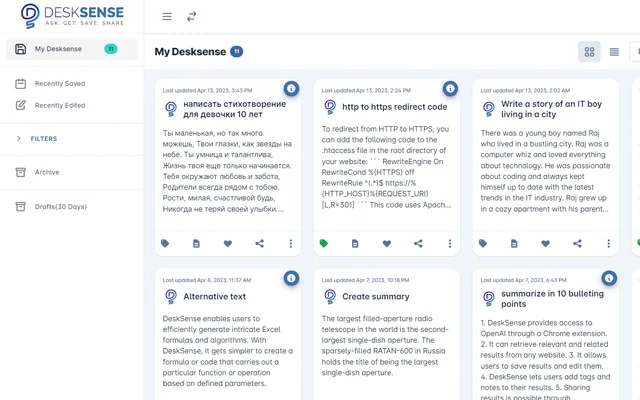 DeskSense- AI-powered Personal Assistant screenshot 6 of 10