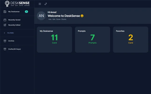 DeskSense- AI-powered Personal Assistant screenshot 8 of 10