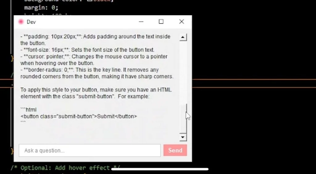 Dev screenshot 4 of 5