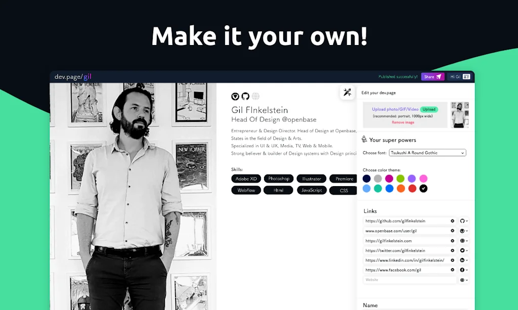 Dev.page screenshot 5 of 5
