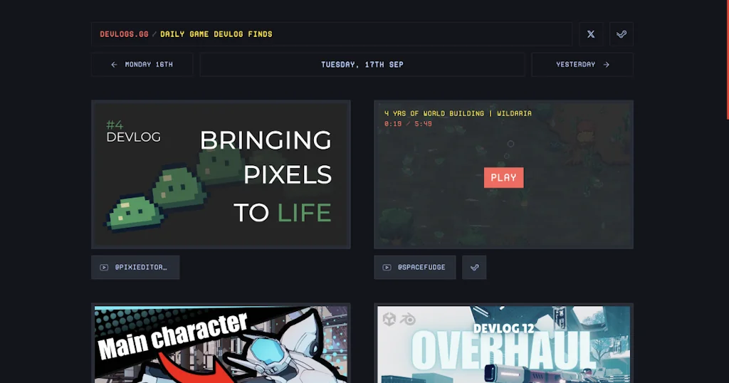 devlogs.gg screenshot 2 of 5