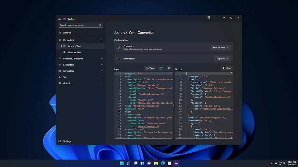 DevToys screenshot 1 of 11