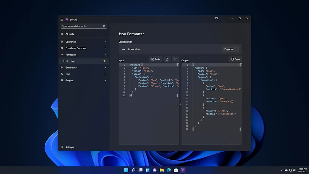 DevToys screenshot 11 of 11