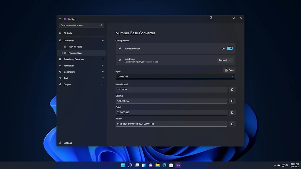 DevToys screenshot 4 of 11