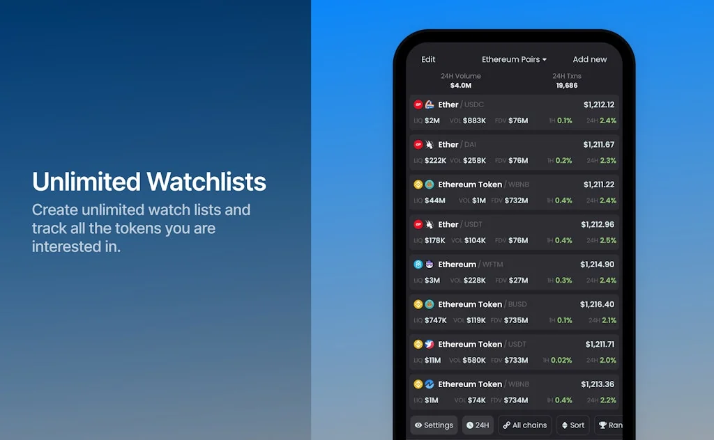 DEX Screener Mobile screenshot 5 of 5