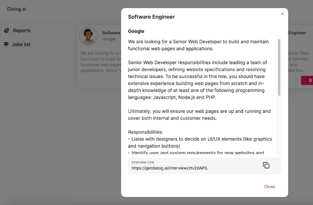 Dialog AI screenshot 2 of 4