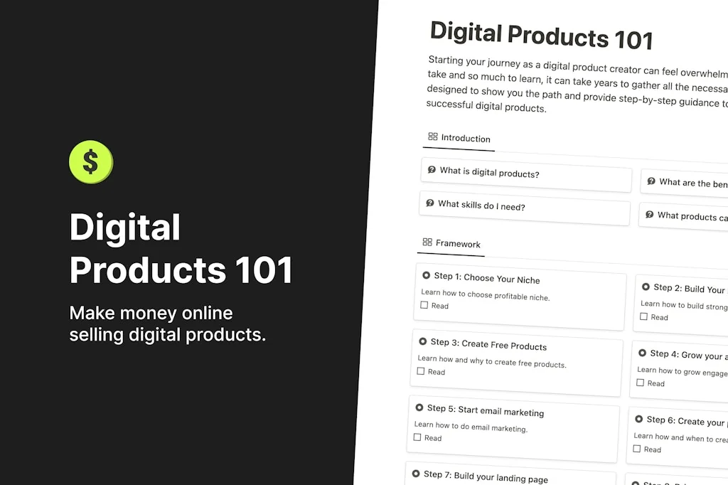 Digital Products 101 screenshot 1 of 2