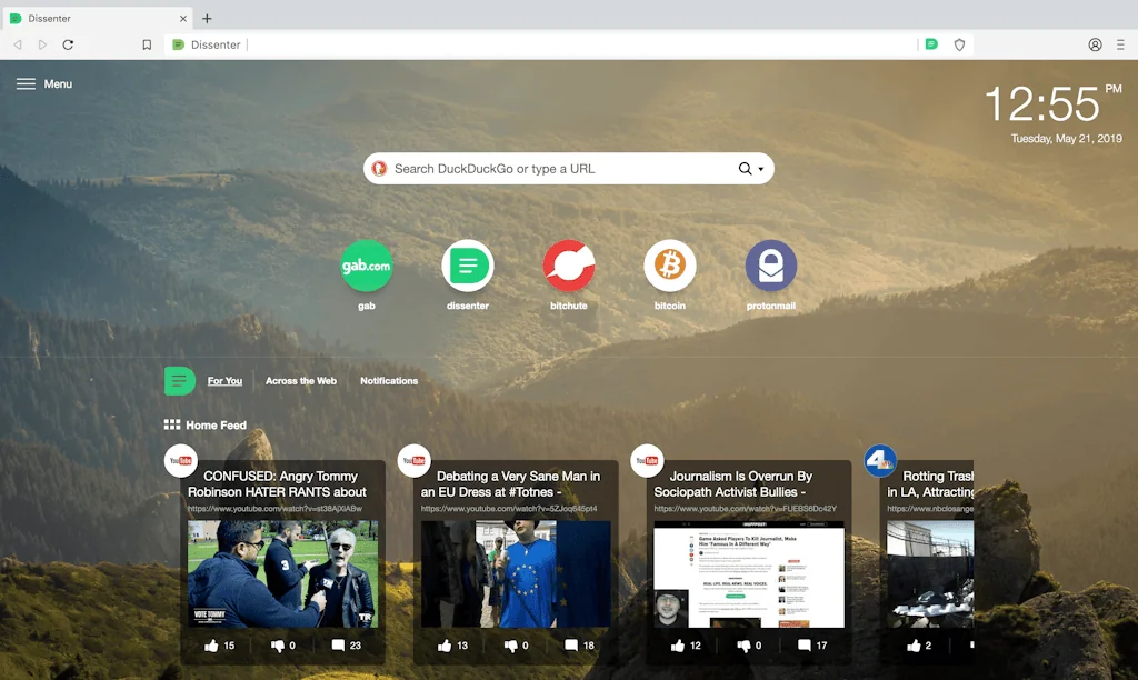 Dissenter Browser screenshot 2 of 2