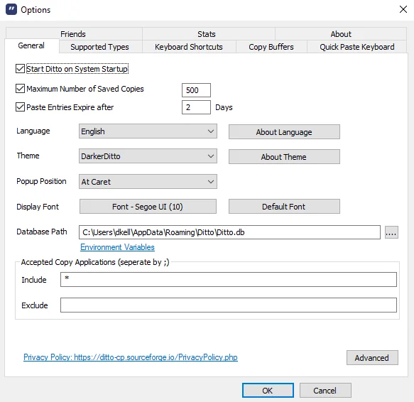 Ditto clipboard manager screenshot 3 of 3