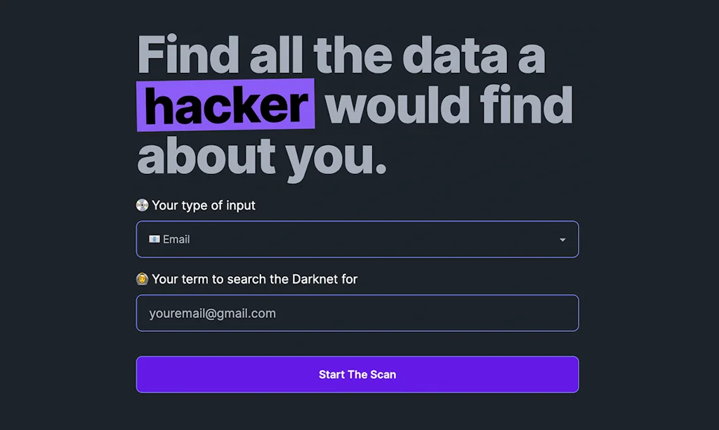 Do hackers know me? screenshot 2 of 3