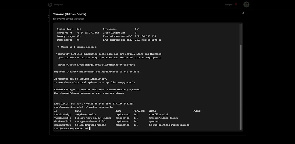 Dokploy screenshot 6 of 9