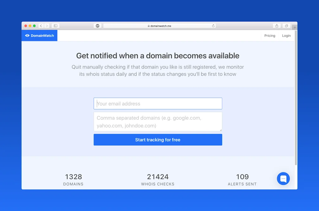 DomainWatch screenshot 1 of 2