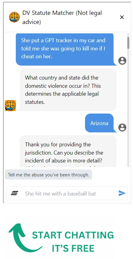 Domestic Violence Statute Matcher screenshot 4 of 11