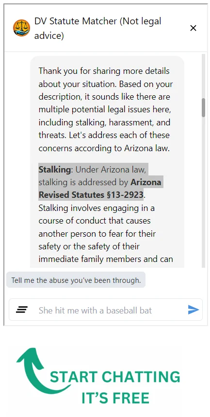 Domestic Violence Statute Matcher screenshot 5 of 11