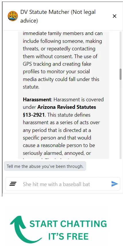 Domestic Violence Statute Matcher screenshot 7 of 11