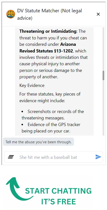 Domestic Violence Statute Matcher screenshot 8 of 11