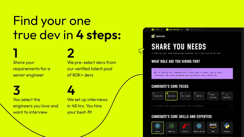 Don’t Panic by Lemon.io screenshot 2 of 5