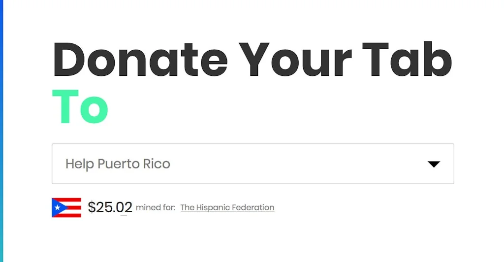 Donate Your Tab screenshot 1 of 2