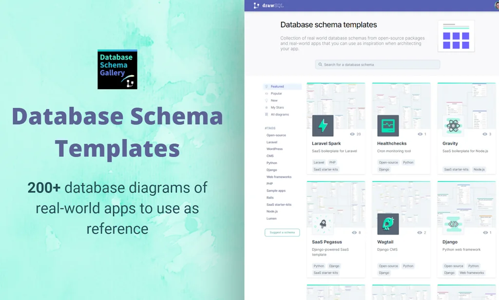DrawSQL screenshot 1 of 5