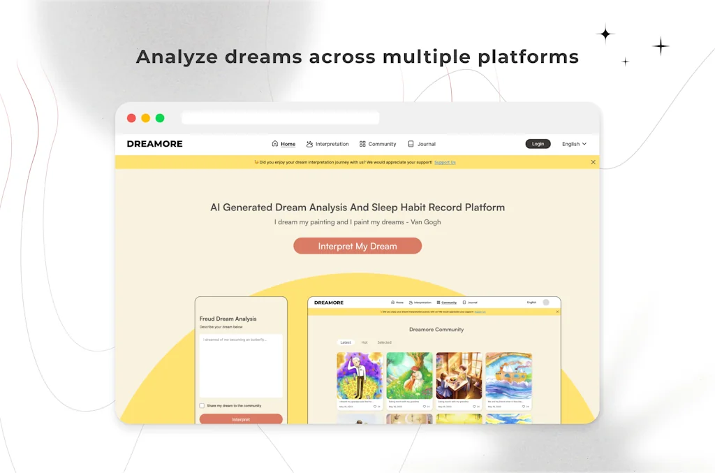 Dreamore AI screenshot 1 of 4