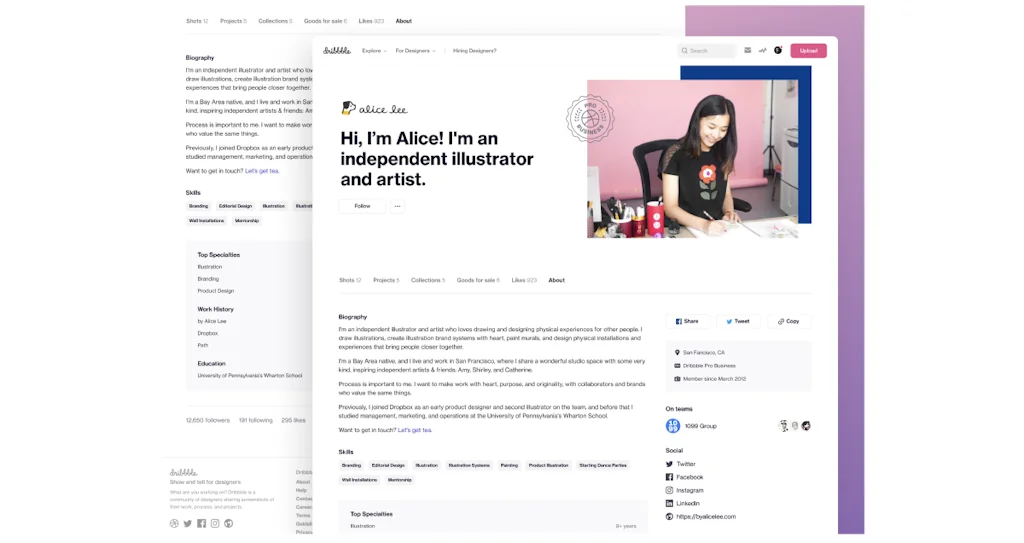 Dribbble screenshot 3 of 6
