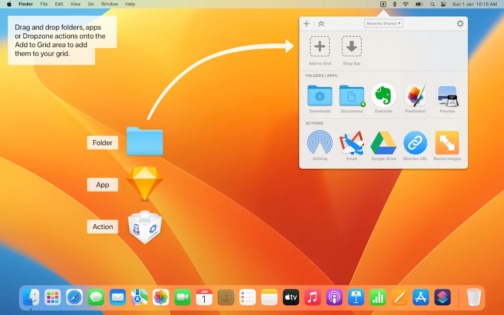 Dropzone 4 screenshot 1 of 3