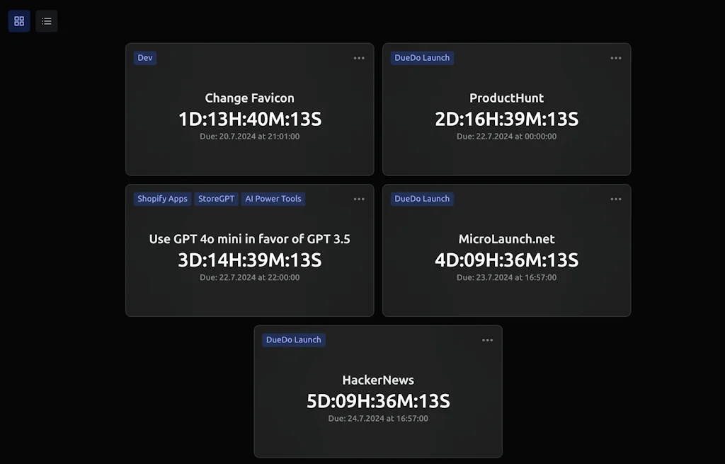 DueDo screenshot 1 of 3