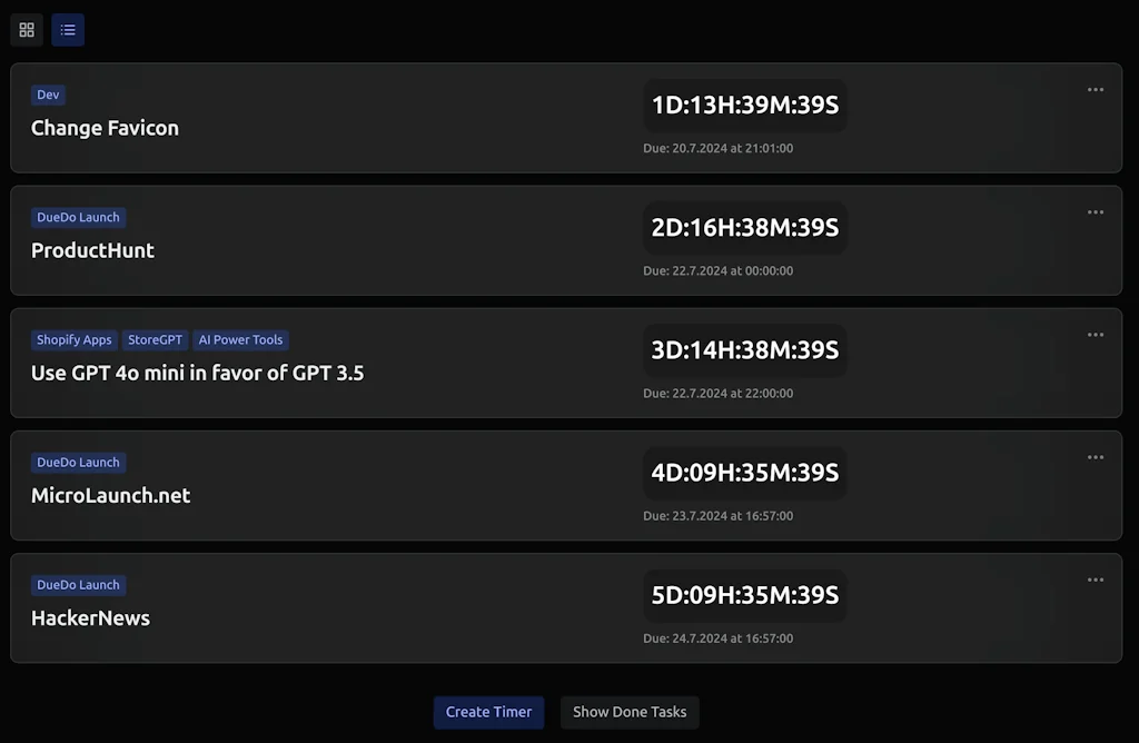 DueDo screenshot 2 of 3