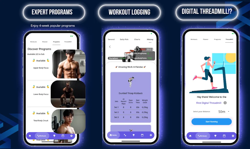 Dumbbell AI: Motion Tracking Fitness App screenshot 7 of 9