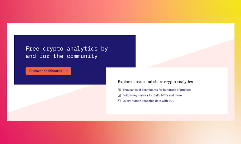 Dune Analytics screenshot 1 of 4