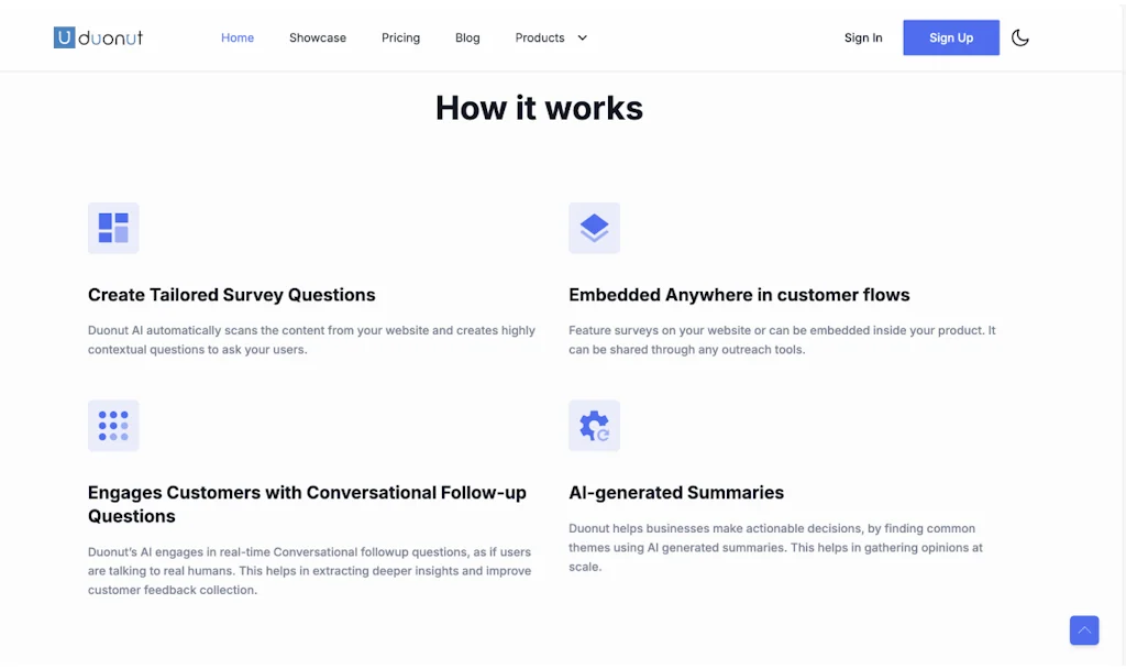  Duonut | Conversational AI survey. screenshot 2 of 3