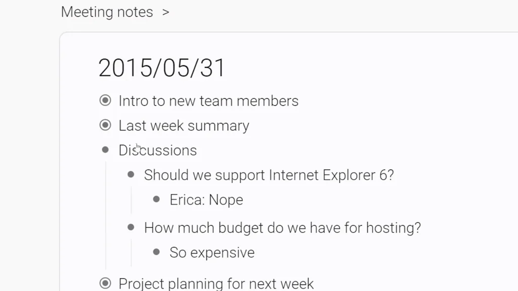 Dynalist screenshot 3 of 4