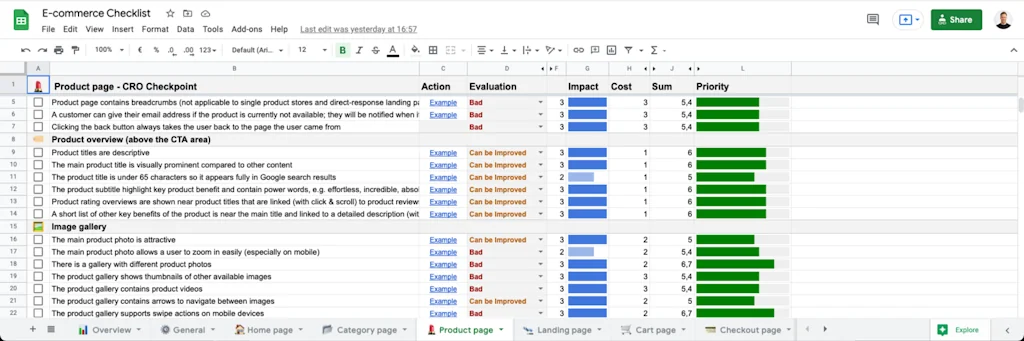 E-commerce Conversion Checklist screenshot 3 of 4