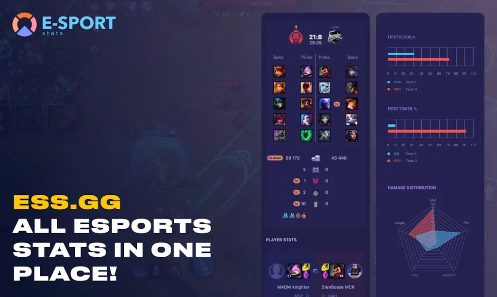 E-SportStats screenshot 1 of 6