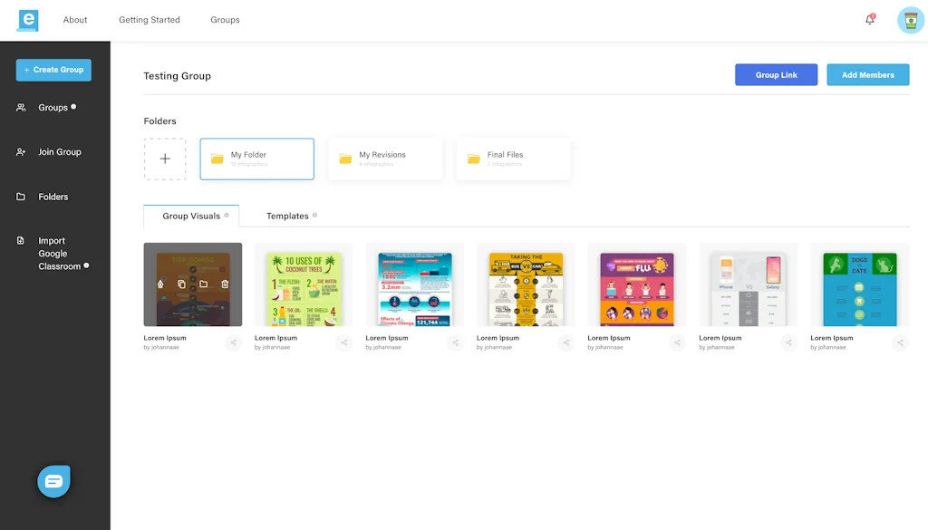 Easel.ly screenshot 3 of 4