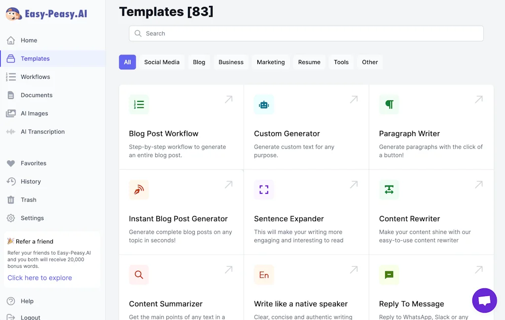 Easy-Peasy.AI screenshot 2 of 3