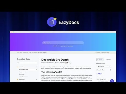 EazyDocs screenshot 1 of 5