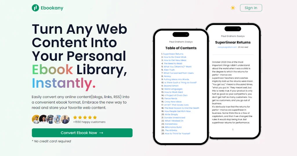 Ebookany screenshot 1 of 3