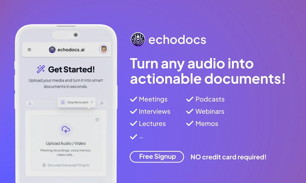 echodocs.ai screenshot 1 of 3