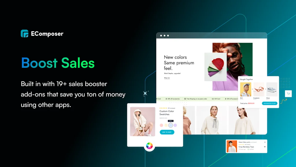 EComposer Shopify Page Builder screenshot 6 of 10