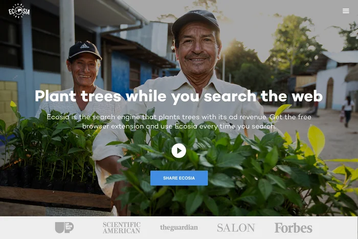 Ecosia screenshot 1 of 2
