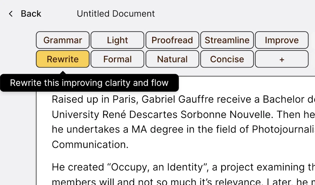 editGPT screenshot 2 of 3