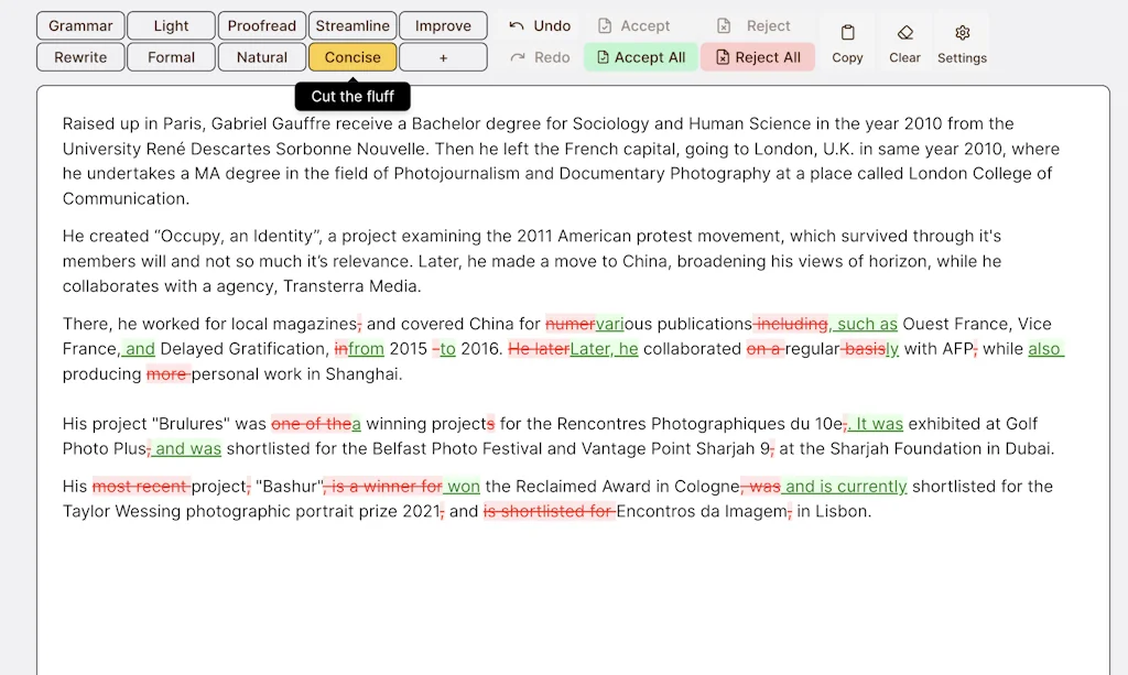 editGPT screenshot 3 of 3