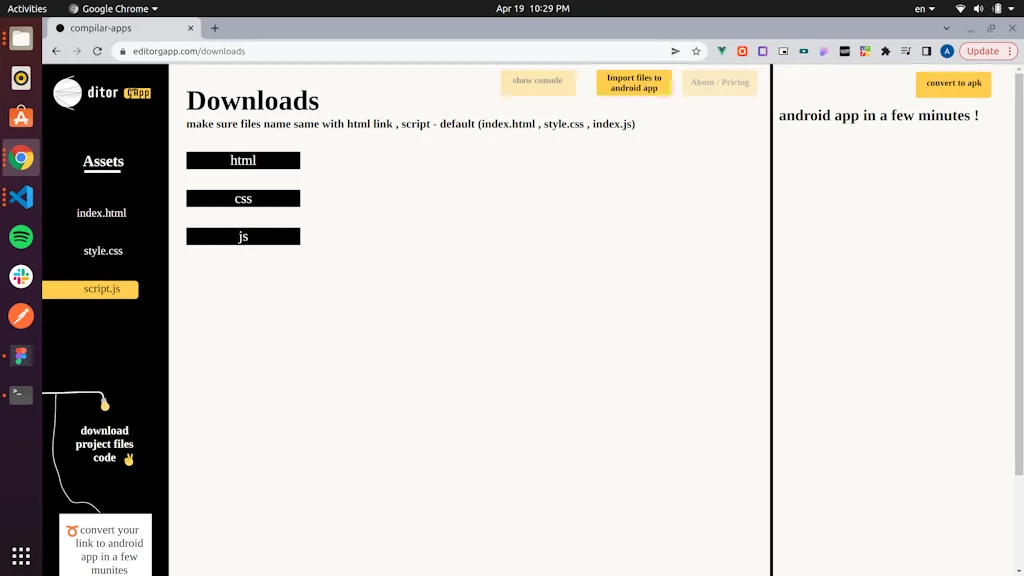 EditorGapp v1.0.0 screenshot 3 of 6