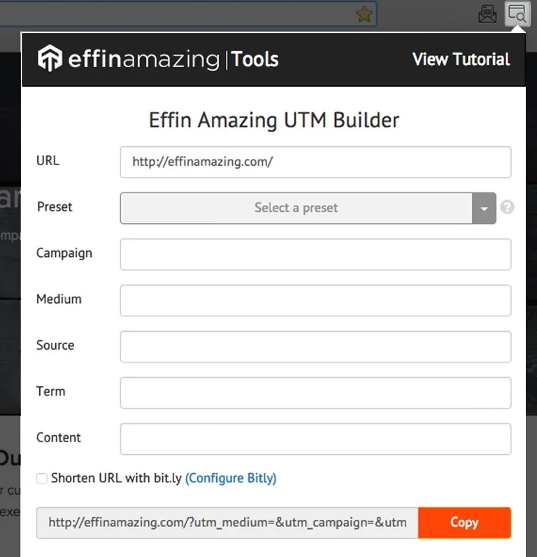 Effin Amazing UTM Builder screenshot 3 of 5