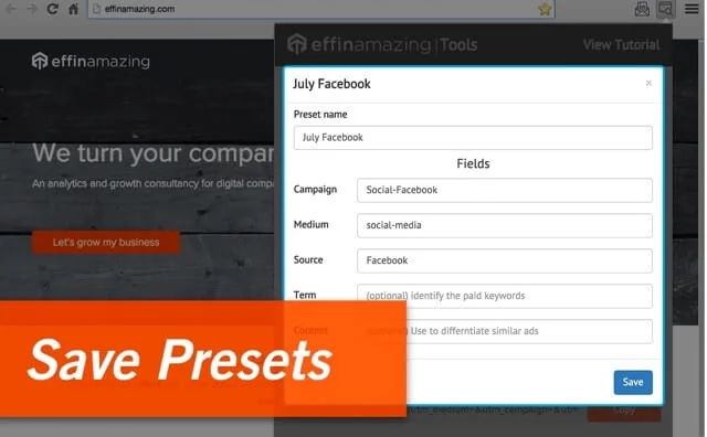 Effin Amazing UTM Builder screenshot 4 of 5