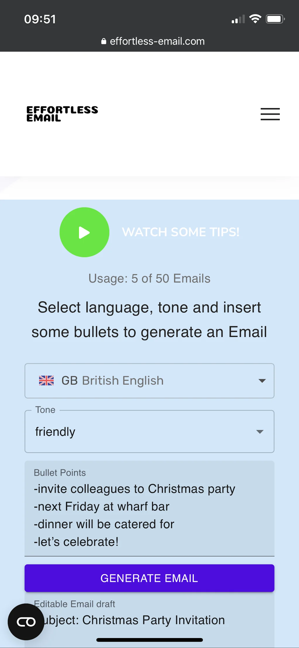 EffortlessEmail screenshot 4 of 5